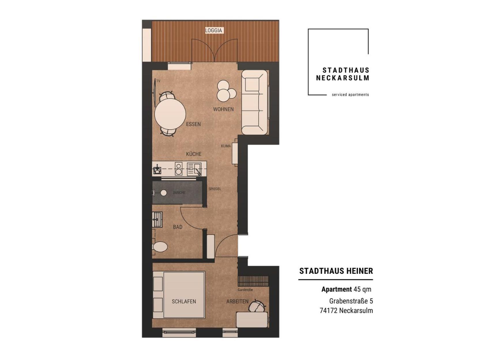 Stadthaus Neckarsulm Serviced Apartments - Stadthaus Heiner Kültér fotó